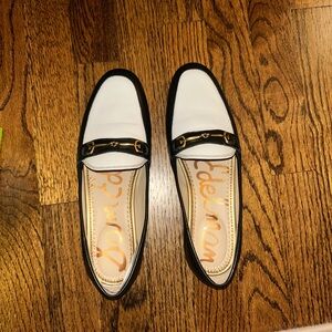 Sam Edelman Classic Black and White Loafers